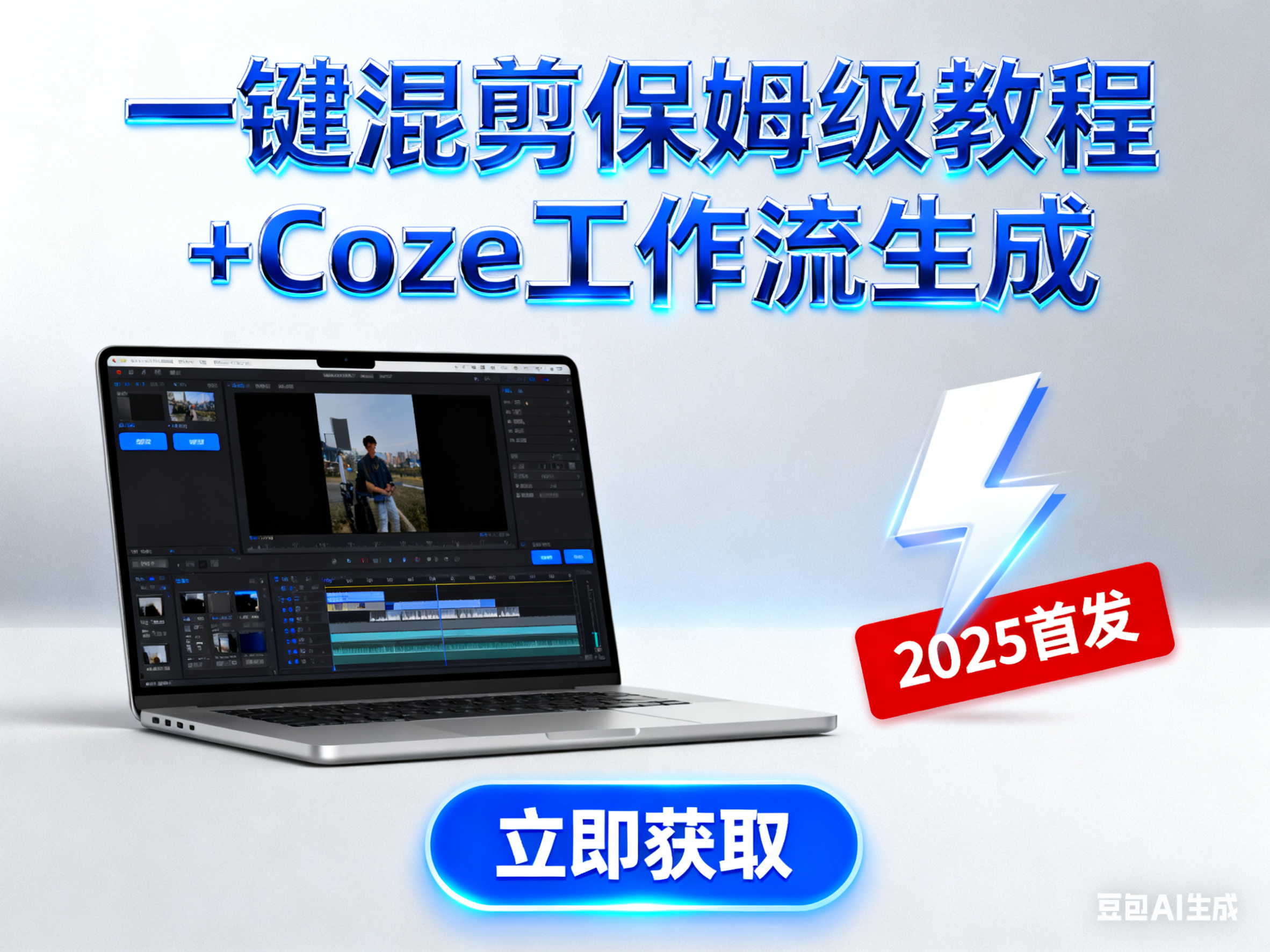 2025全网首发，电商带货视频一键混剪保姆级教程+Coze工作流一键生成-亮剑学堂